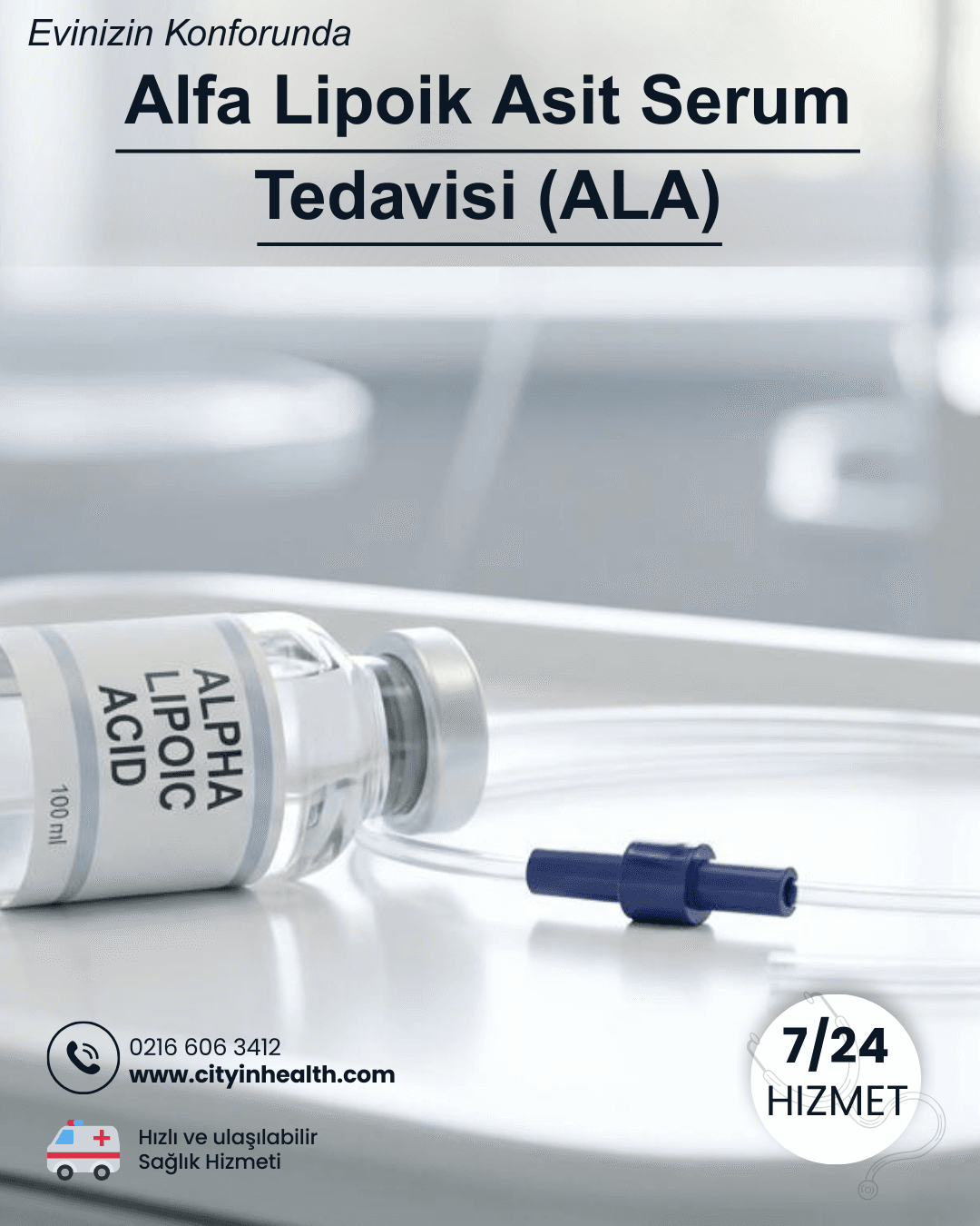 Alfa Lipoik Asit Serum Tedavisi (ALA)