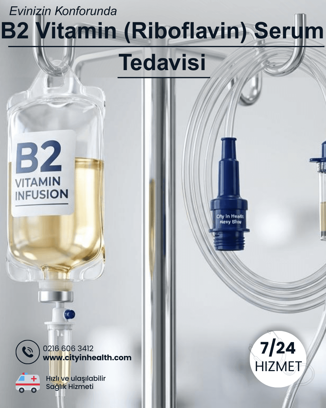 B2 Vitamin (Riboflavin) Serum Tedavisi
