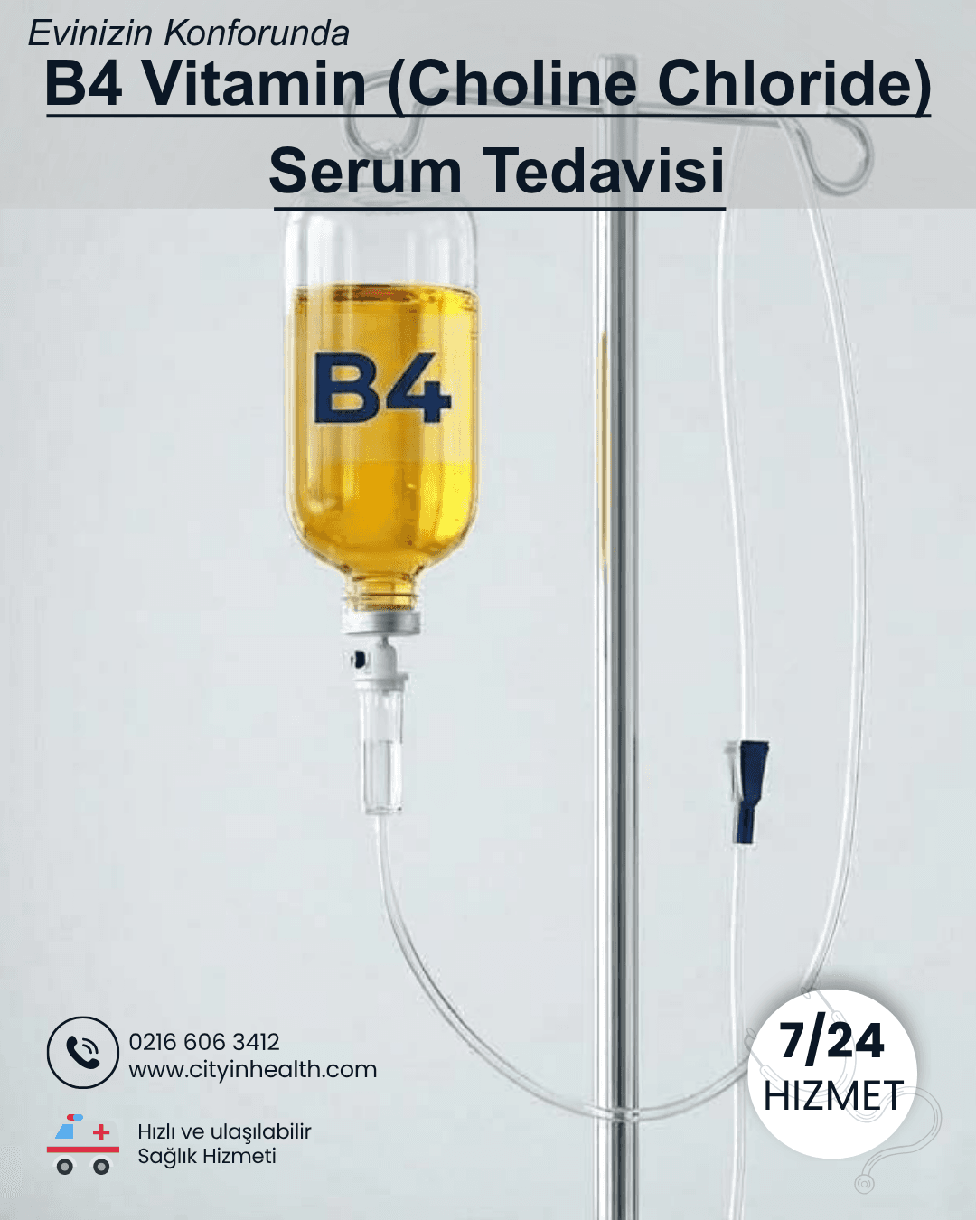 B4 Vitamin (Choline Chloride) Serum Tedavisi