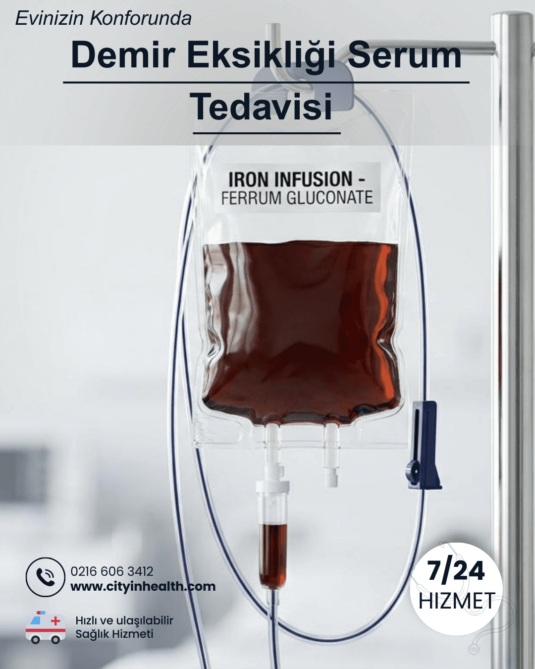 Demir Eksikliği Serum Tedavisi