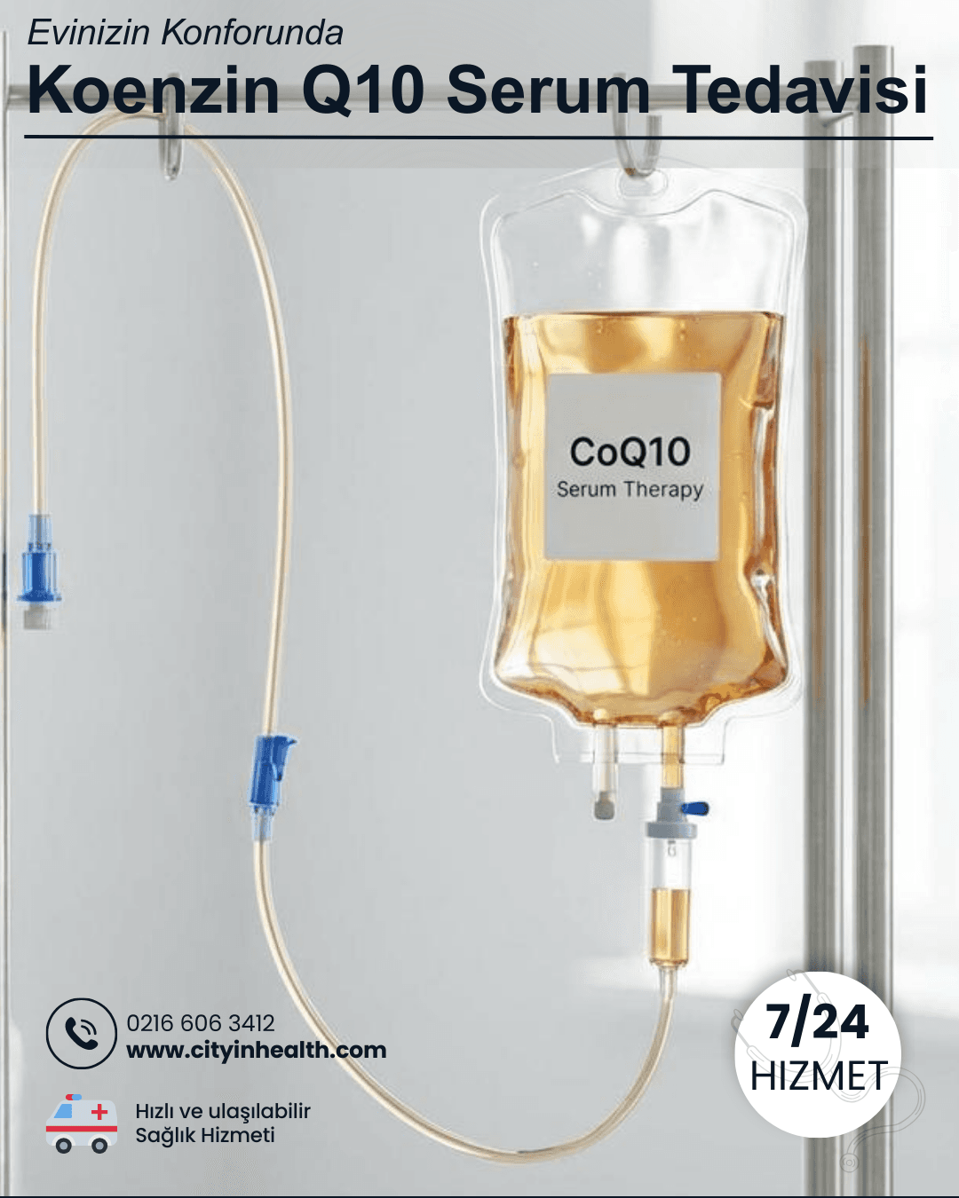 Koenzim Q10 Serum Tedavisi