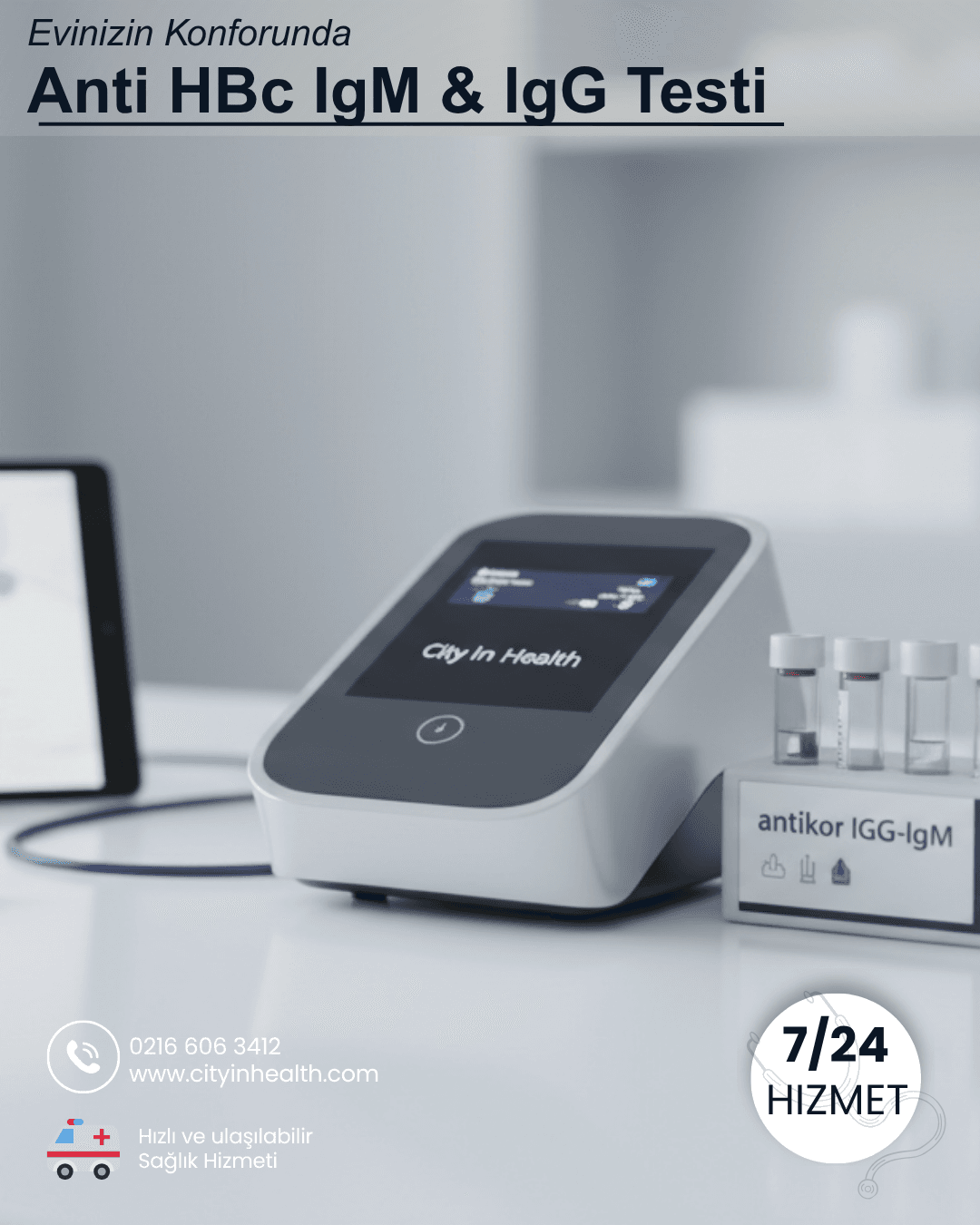 Antikor IgG - IgM Testi