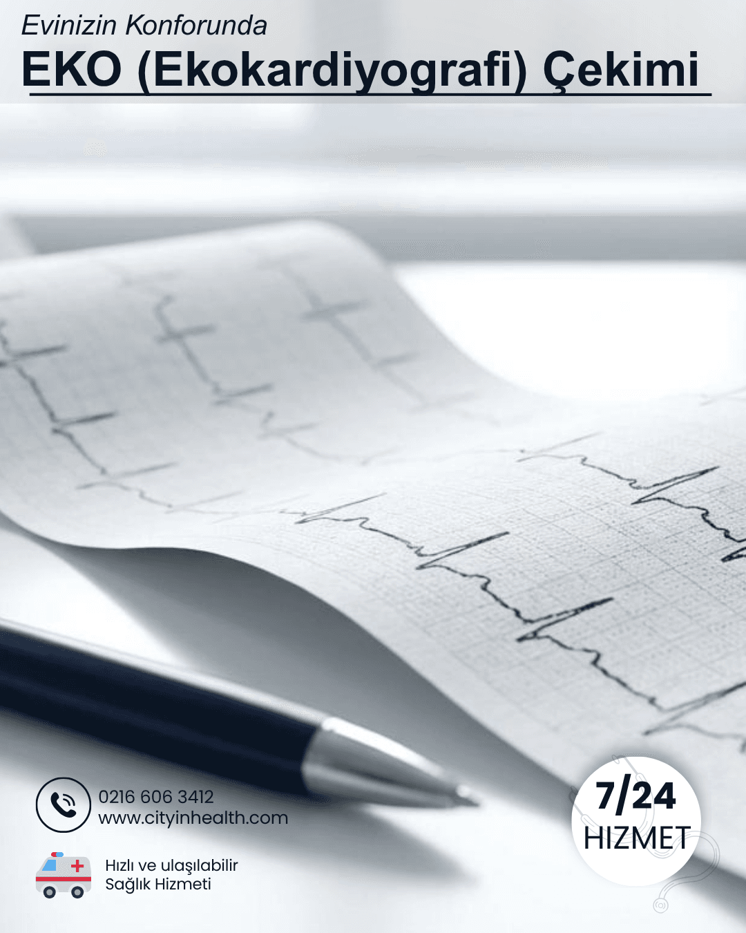 Evde EKO Hizmeti (Ekokardiyografi)
